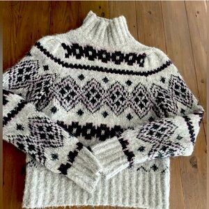 NEW VERONICA BEARD Chiana Fair Isle Sweater